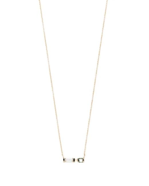 Aliita White 9Kt Amethyst Pendant Necklace