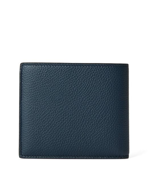 Fendi Blue Leather Wallet Crafted for men