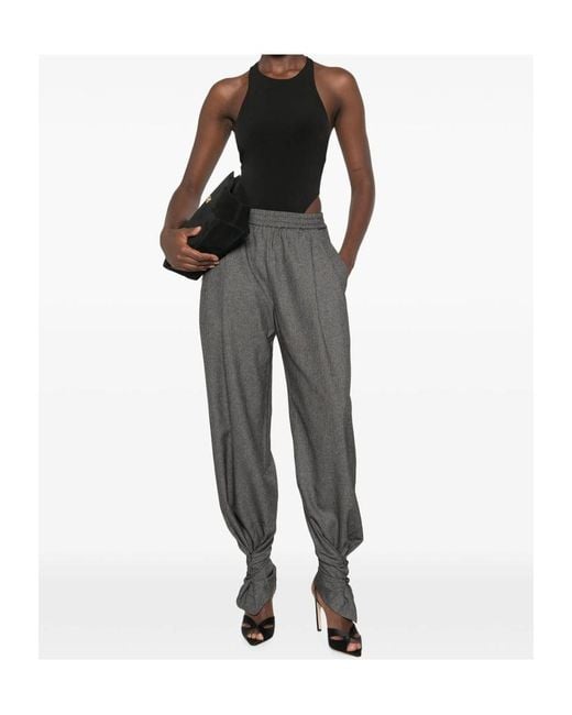 ANDAMANE Black Fonda Racerback Bodysuit