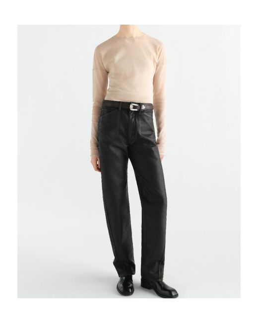 Lemaire Natural Long-Sleeve Ballerina-Style Top