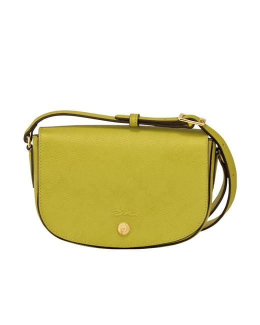 Longchamp Yellow S Épure Cross Body Bag