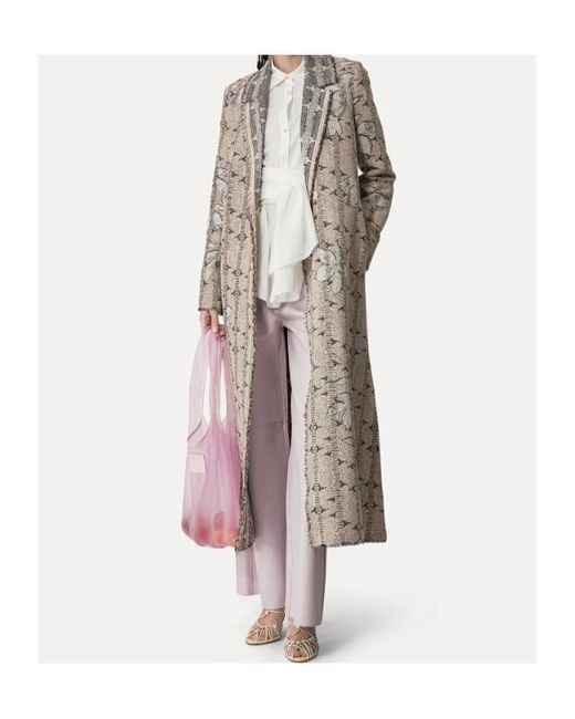 Forte Forte Natural Jacquard Coat