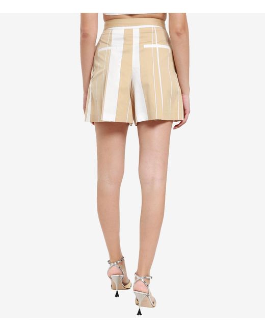 Semicouture Natural Pocket Shorts