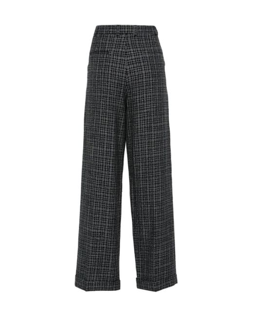 A.P.C. Gray Melissa Plaid Trousers