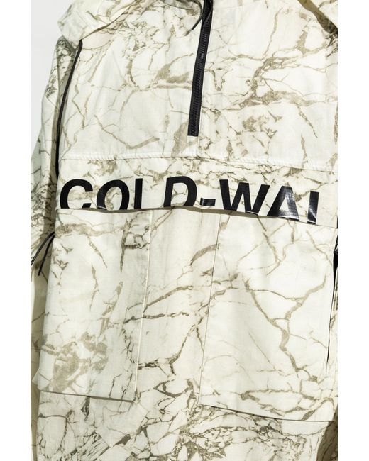 A_COLD_WALL* White A-Cold-Wall* Logo Printed Drawstring Jacket for men