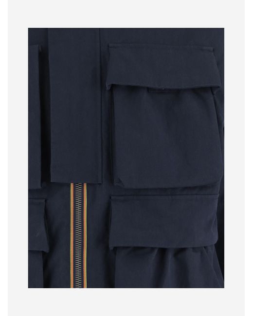 K-Way Blue Guillermo Urban Short Jacket for men