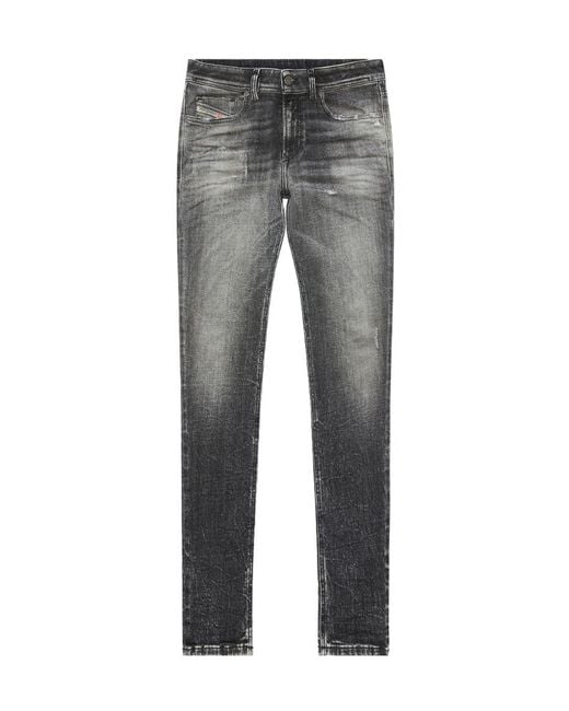 DIESEL Gray 1979 Sleenker Skinny Jeans for men