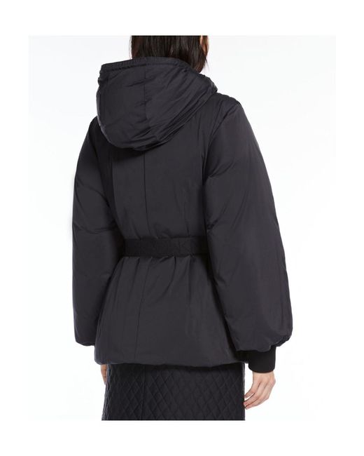 Weekend by Maxmara Black Hooded Down Jacket