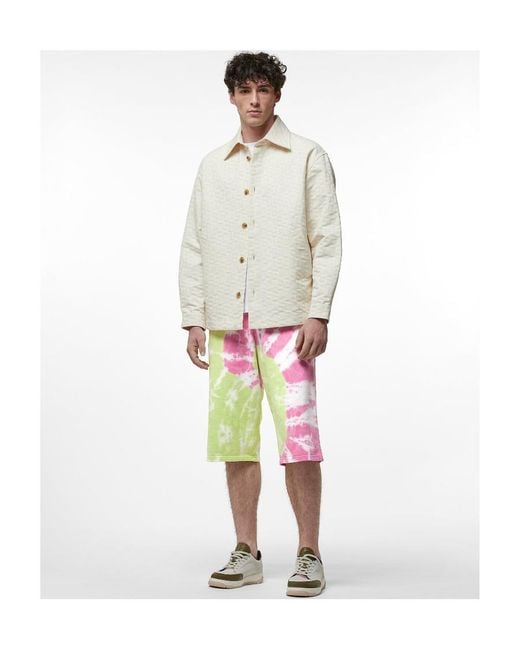 Gcds Multicolor Tie-Dye Print Bermuda Shorts for men