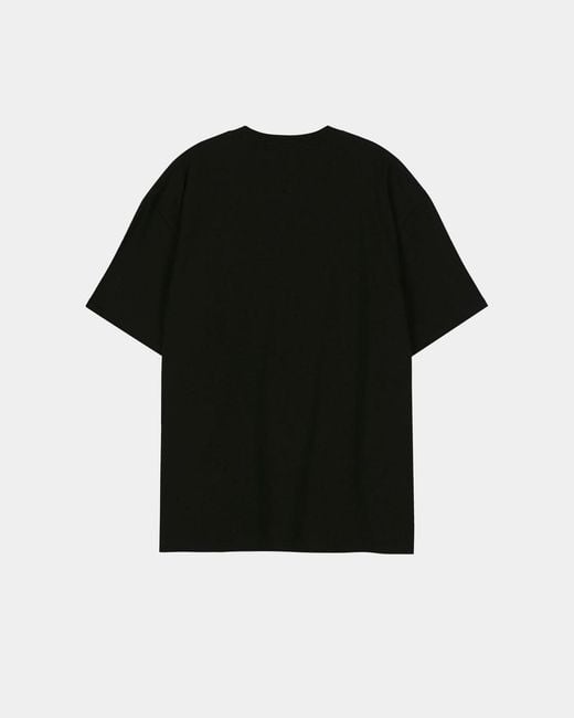 ANDERSSON BELL Black Heart-Patterned T-Shirt for men