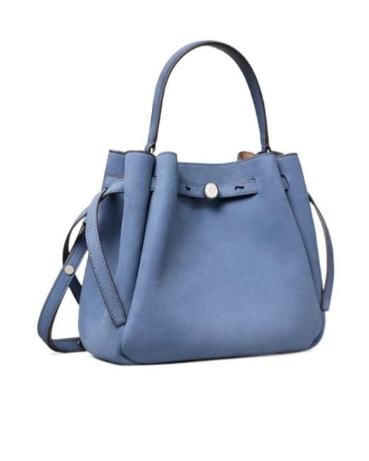Tory Burch Blue Romy Bucket Bag