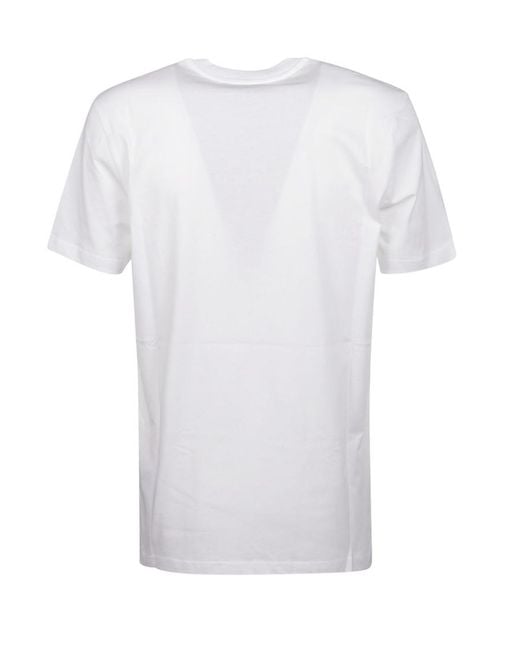 Moschino White Printed T-Shirt for men