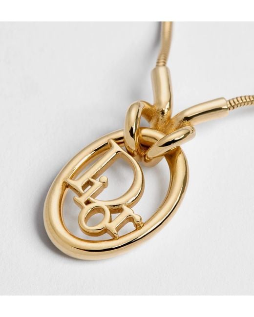 Dior Multicolor Oblique Necklace