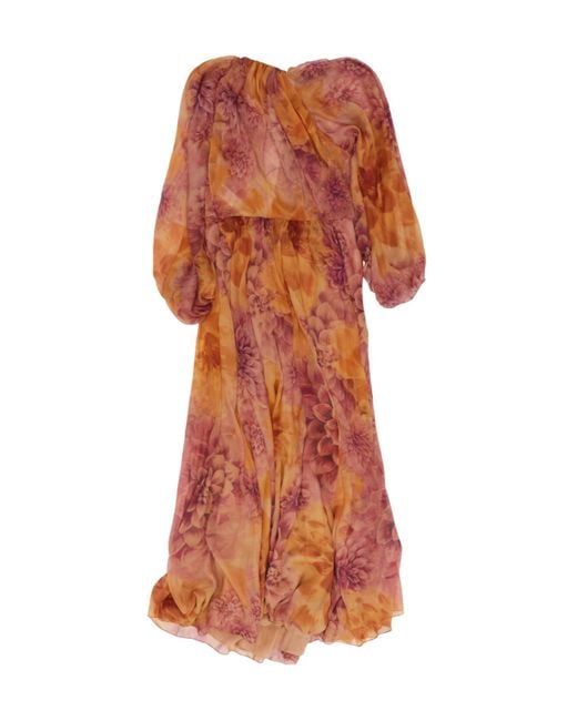 Céline Orange Caftan Dress