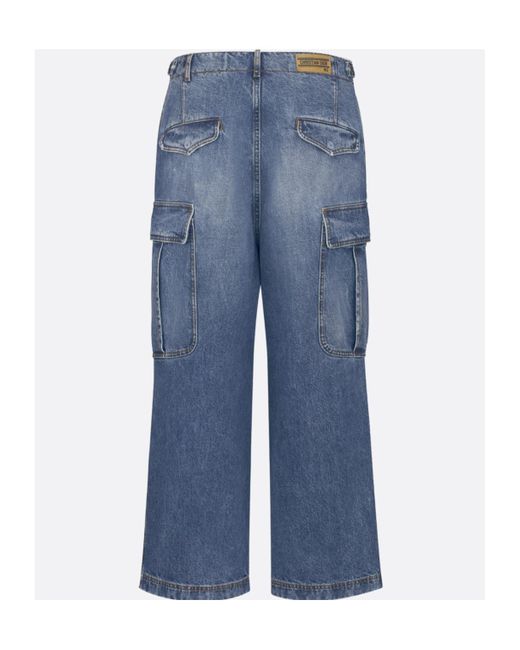 Dior Blue 8 Cargo Jeans, D02