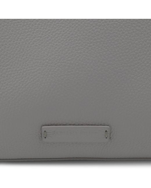 Fabiana Filippi Gray Logo Patch Tote Bag