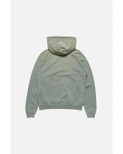 Acne Green Long-Sleeved Hoodie for men