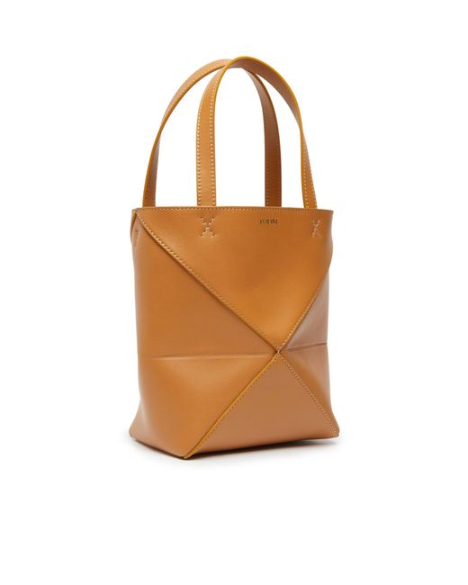 Loewe Brown Puzzle Mini Shoulder Bag