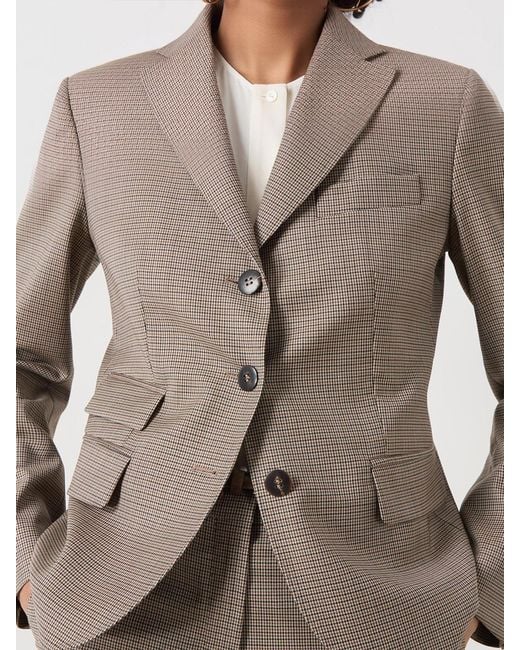 Max Mara Brown Long-Sleeve Blazer