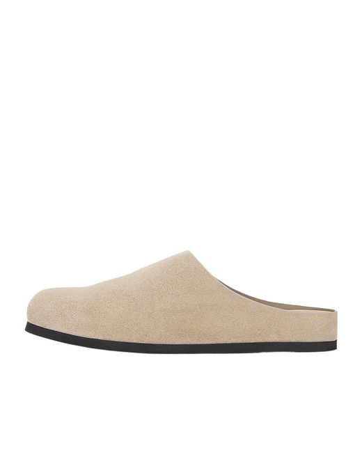 Common Projects White Slip-On Suede Clogs for men