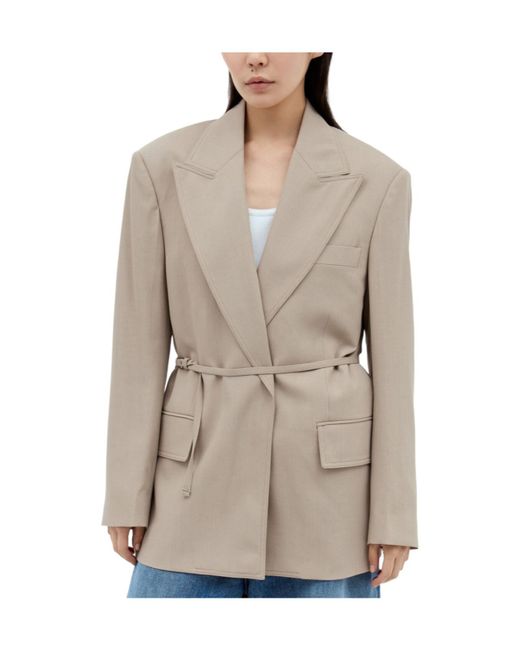 Acne Natural Jador Relaxed Fit Blazer