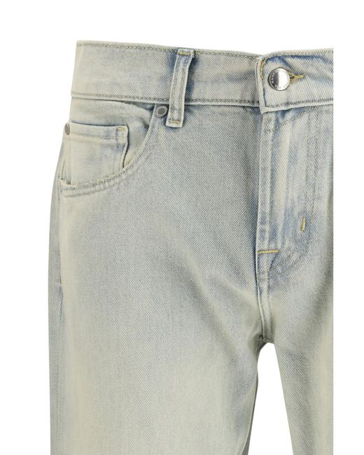 7 For All Mankind Gray The Bootcut Jeans for men