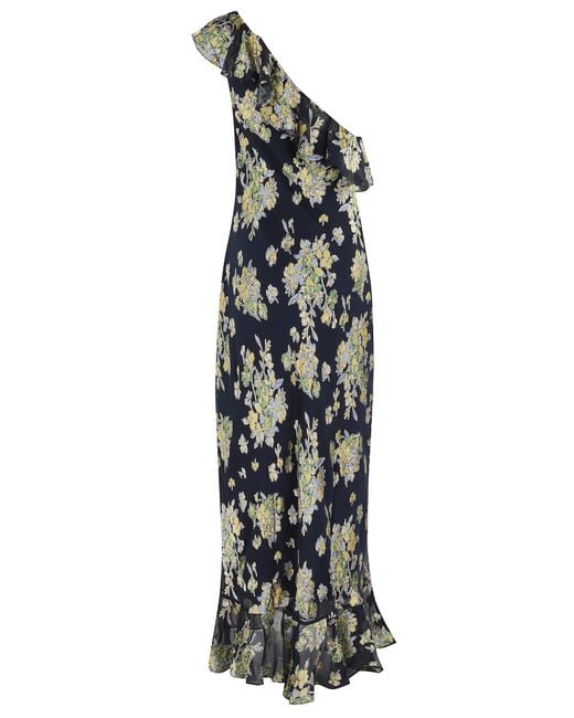 Rixo White Leon Devoré Maxi Dress