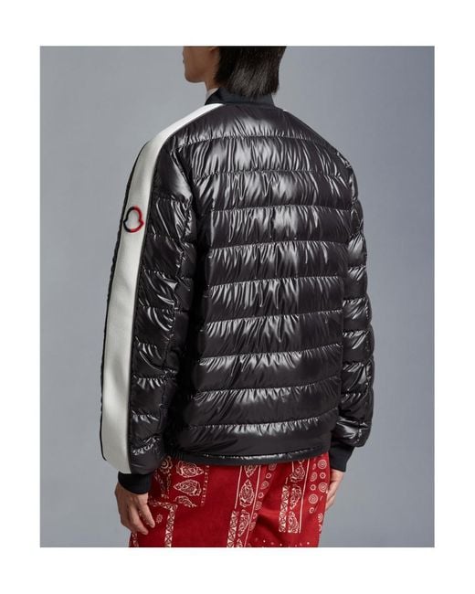 Moncler Black Arroux Down Bomber Jacket for men