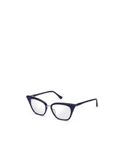 Dita Eyewear White Logo Flat Mirror