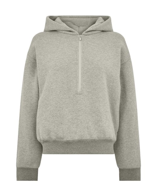 Fear Of God Gray Half-Zip Sweatshirt