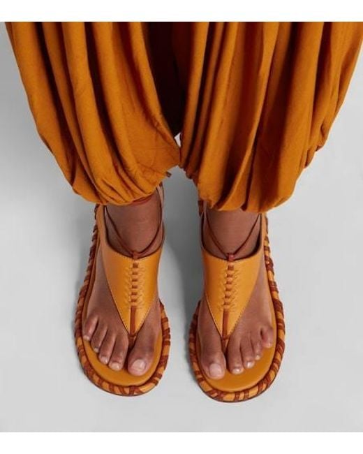 Zimmermann Brown Wedge Sandals