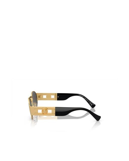 Versace White Eyewear Oval-Frame Sunglasses for men