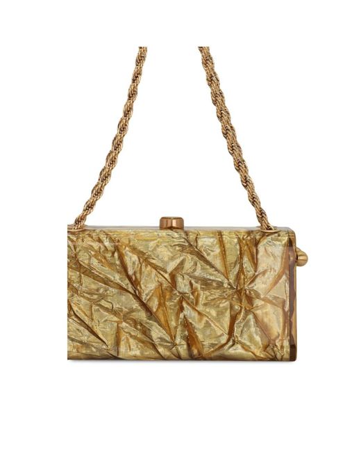 Cult Gaia Metallic Chain Shoulder Bag