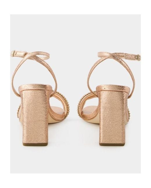Loeffler Randall Metallic Shaylme Block Heel Sandals
