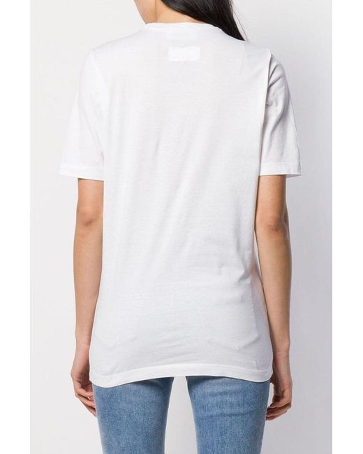 DSquared² White Holiday Pug T-Shirt