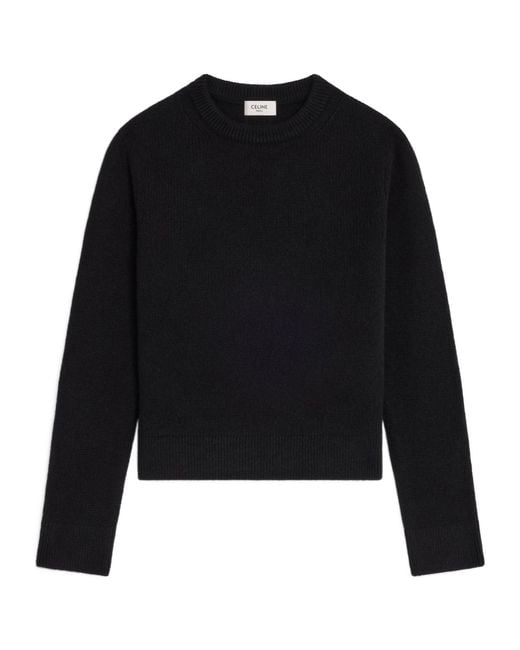 Céline Black Crewneck Sweater