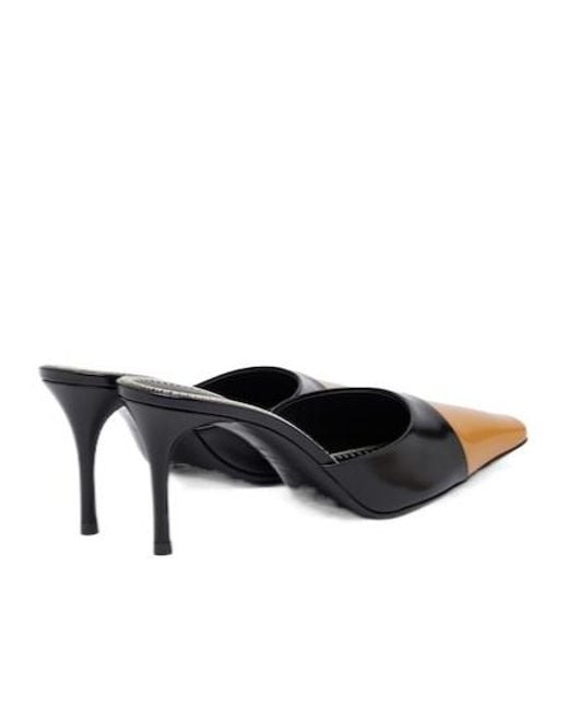 Magda Butrym Blue Twotone Mules