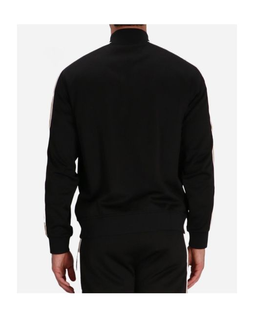 Karl Lagerfeld Black Stripe Detailed Jacket for men