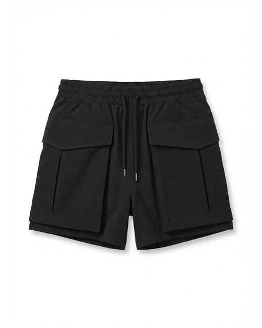 Dries Van Noten Black Loose Waist Shorts