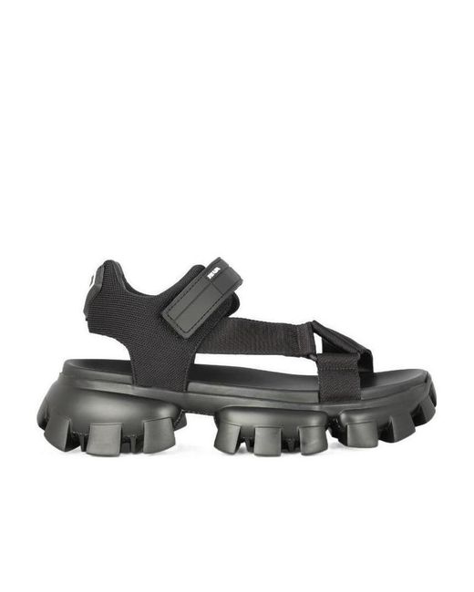Prada Multicolor Technical Strapped Sandals for men