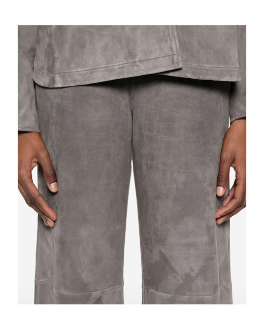 Forte_forte Brown Suede Trousers