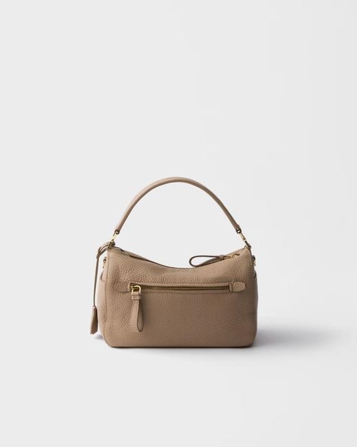 Prada Brown Zip-Up Handbag