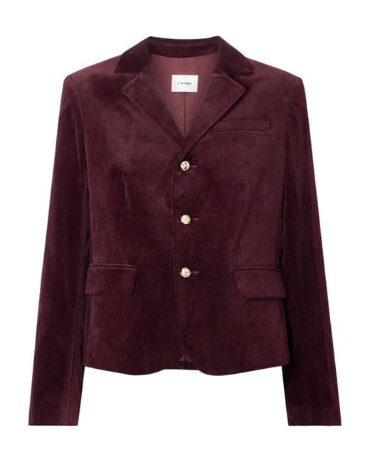 FRAME Purple City Suit Jacket