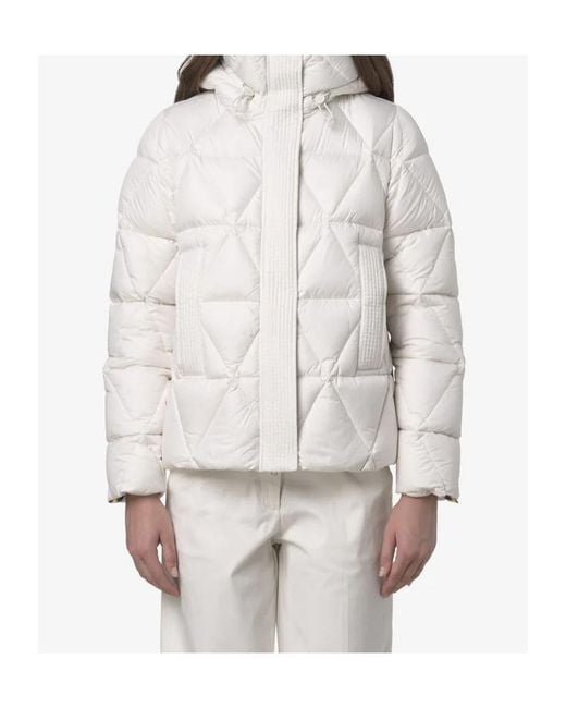 K-Way Gray Lil Soft Touch Marmotta Short Jacket