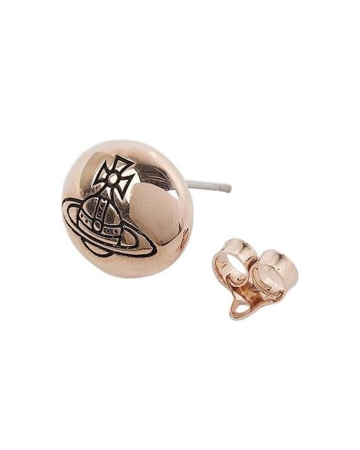 Vivienne Westwood Multicolor Saturn-Patterned Earrings