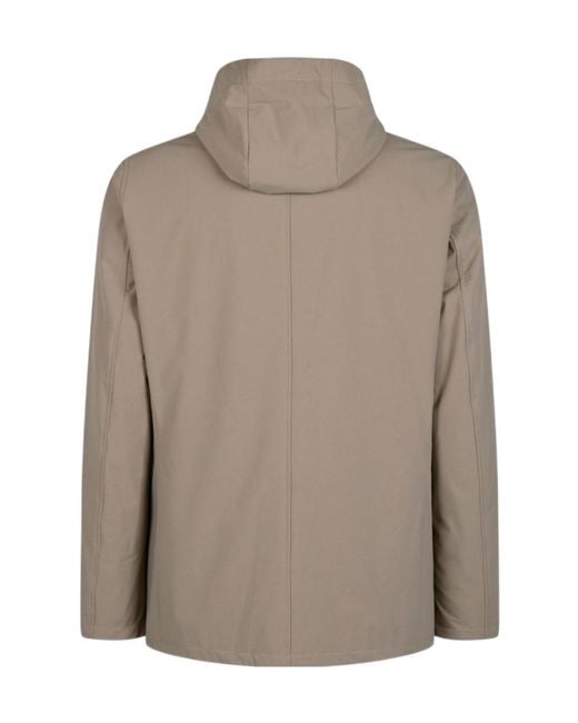 Herno Brown Comfort Stretch Resort Blazer for men