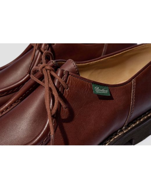 Paraboot Brown Chunky-Sole Lace-Up Shoes for men