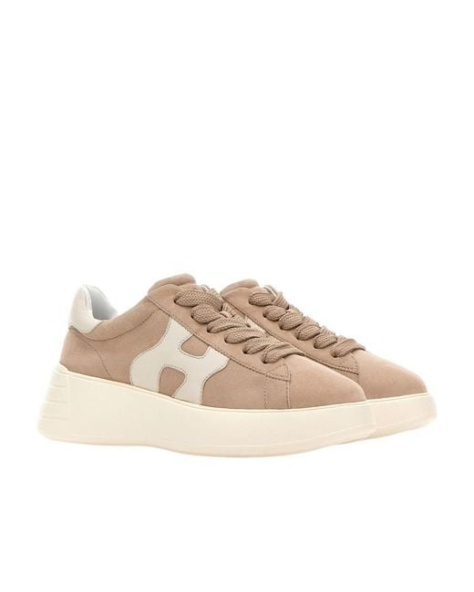 Hogan Natural Suede Trainers