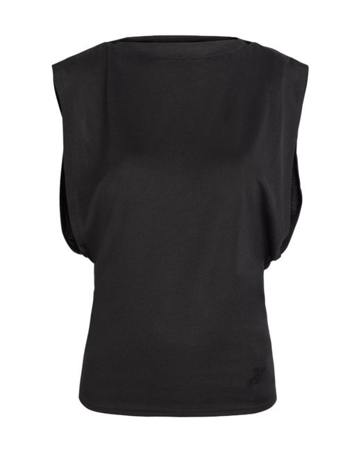 Jacquemus Black Versatile Shoulder-Padded Slim-Fit Sleeveless T-Shirt