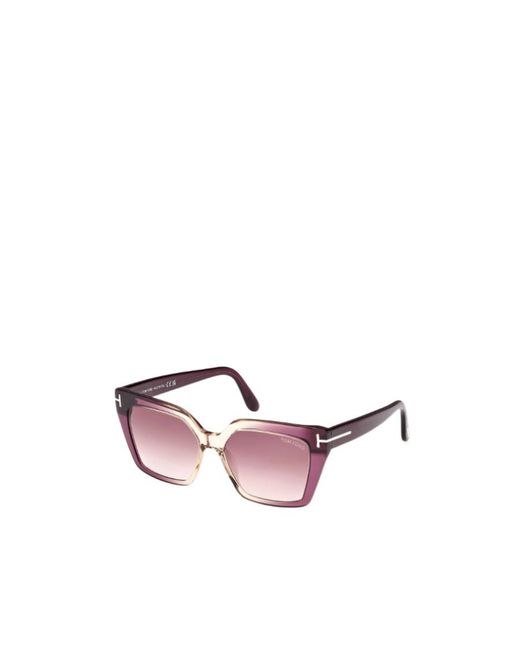 Tom Ford Pink Logo Sunglasses